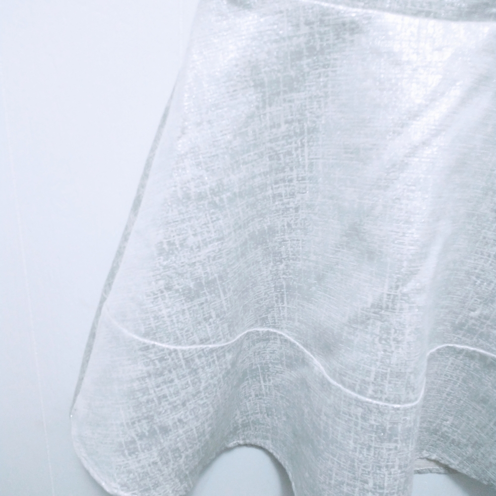 Express Fit and flare strapless metallic dress. Size 8 - Picture 5 of 7